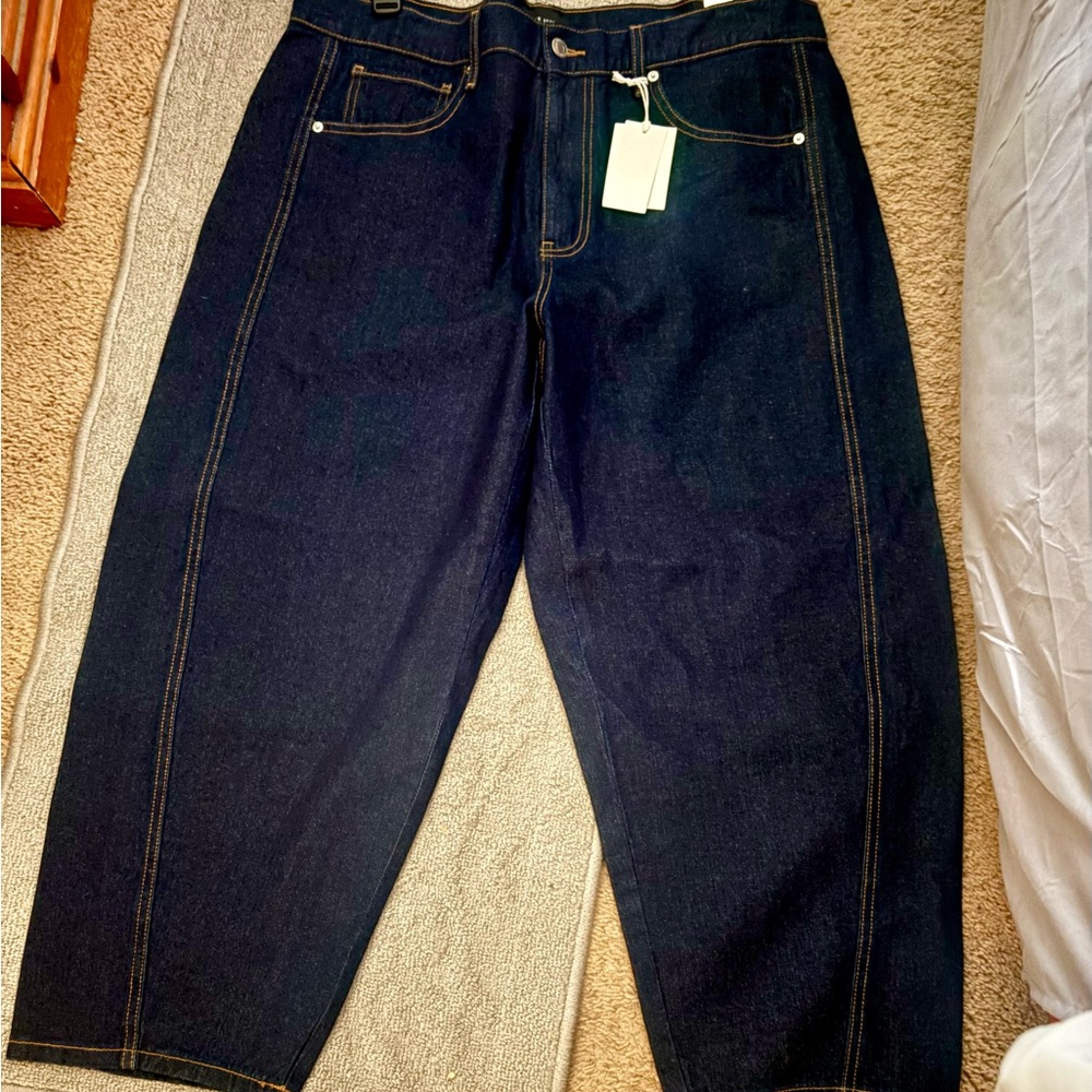 Women's Dark Blue Flare Jeans